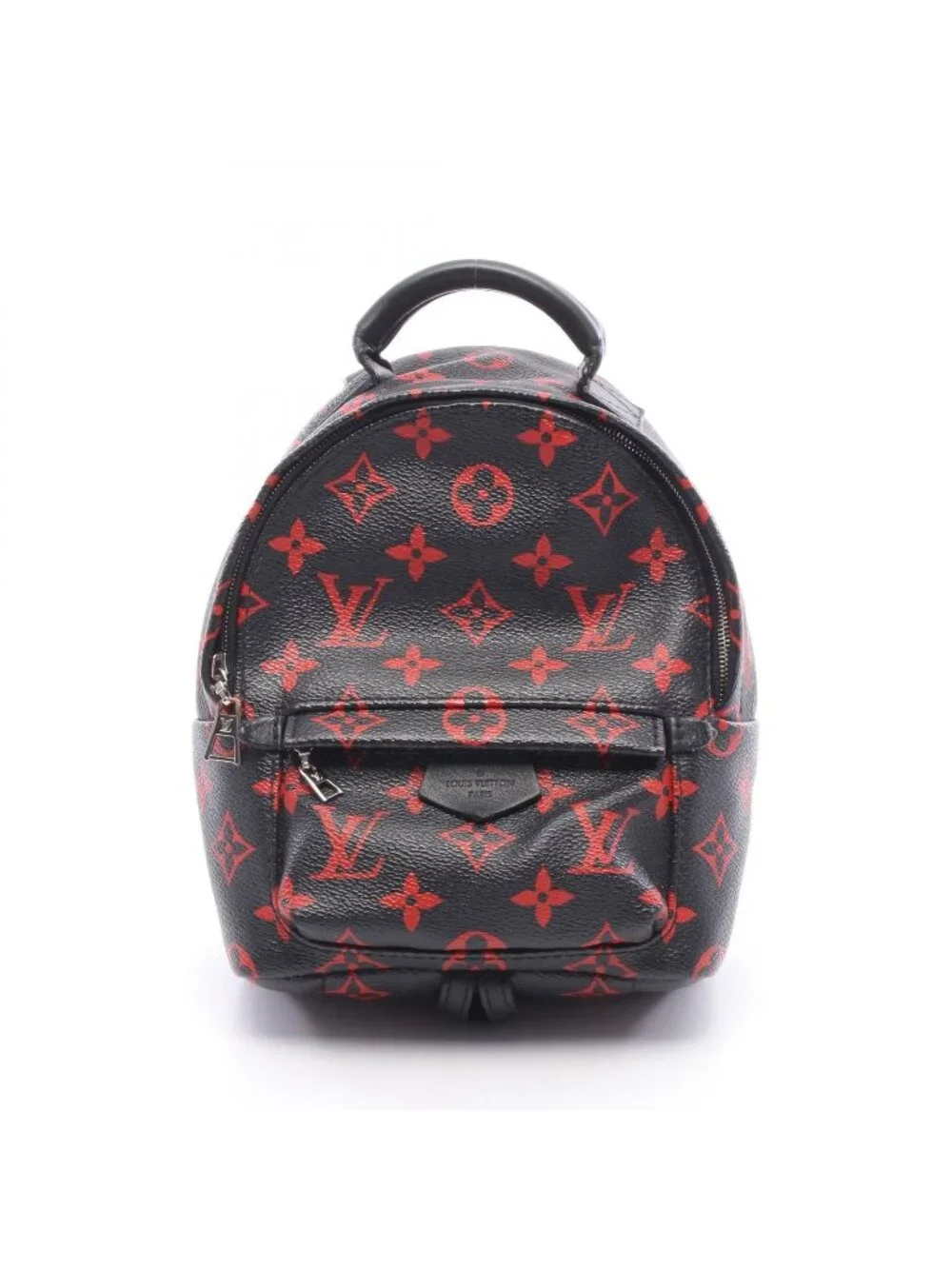 Louis Vuitton Backpack Palm Spring Mini Monogram Enfra Rouge Canvas